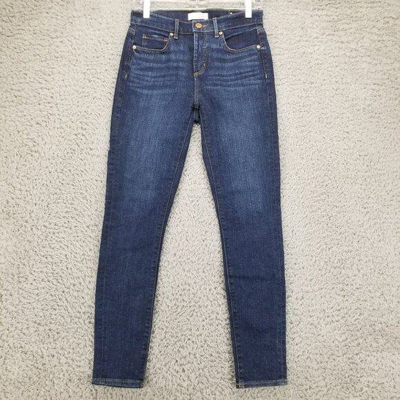 Loft Jeans Womens 27 Blue Skinny Stretch Denim - Picture 1 of 11